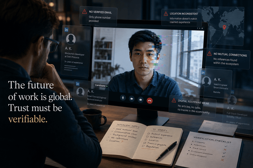 The Trust Crisis Quietly Reshaping Web3 Hiring